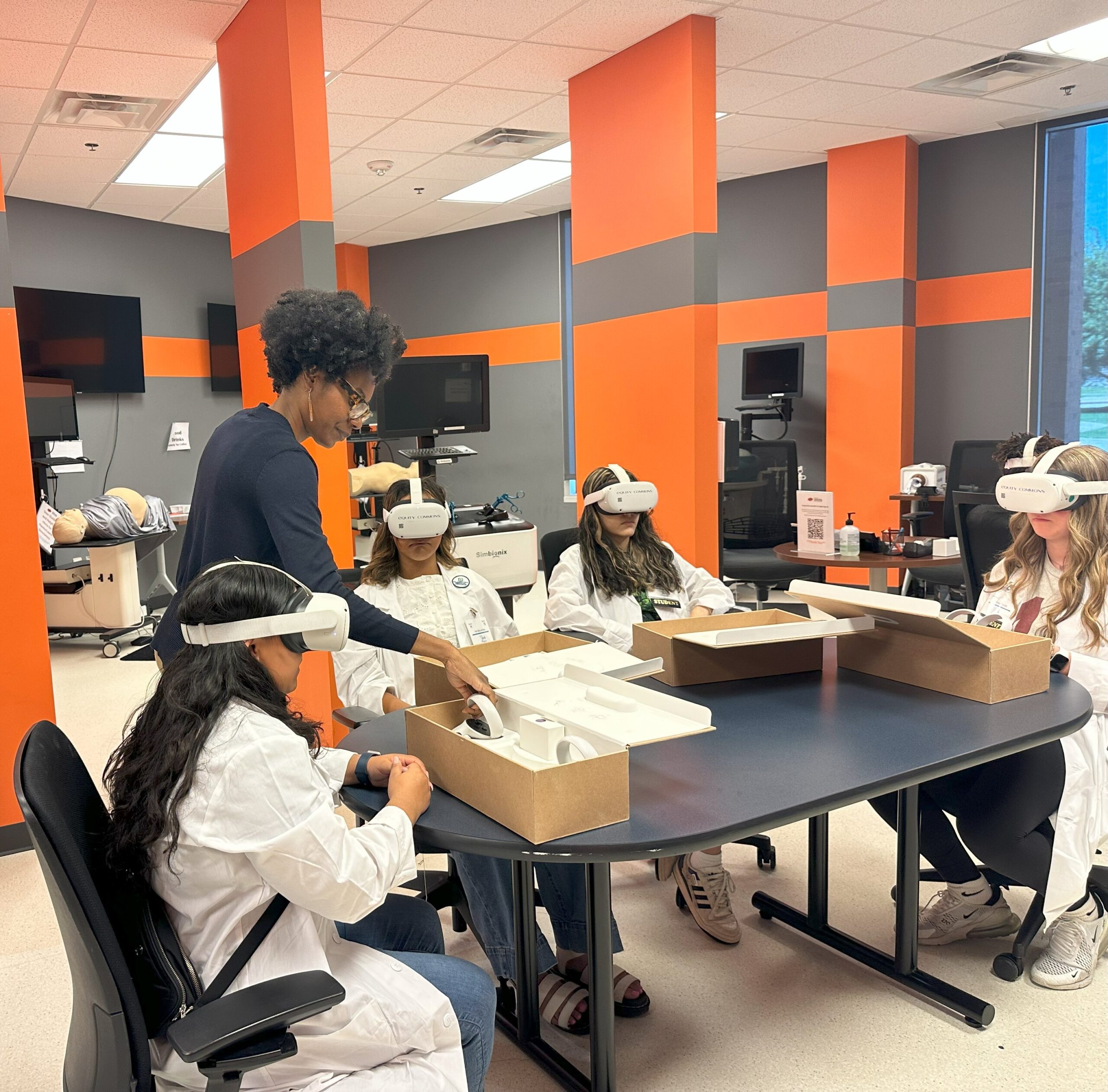 Students Immersed in Equity Commons Virtual Reality Experience at YMM Summer Summit